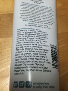Ingredient list of Earth Science Ceramide Lotion