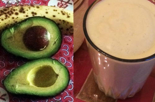 My favorite Smoothie for Eczema: Avocado & Banana