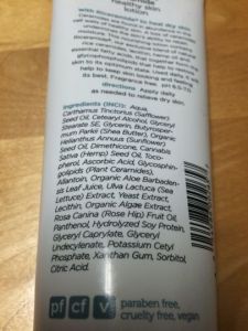 Ingredient list of Earth Science Ceramide Lotion